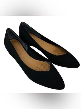 Corso Como Julia Knit Ballet Flats Black Shoes Women’s Size 6
